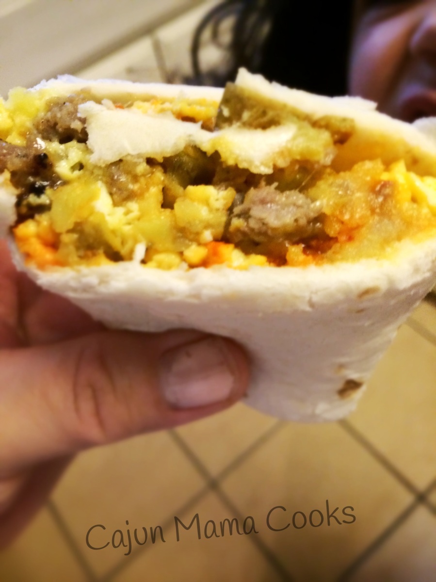 Cajun mama's breakfast burritos | cajunmamacookin's Blog